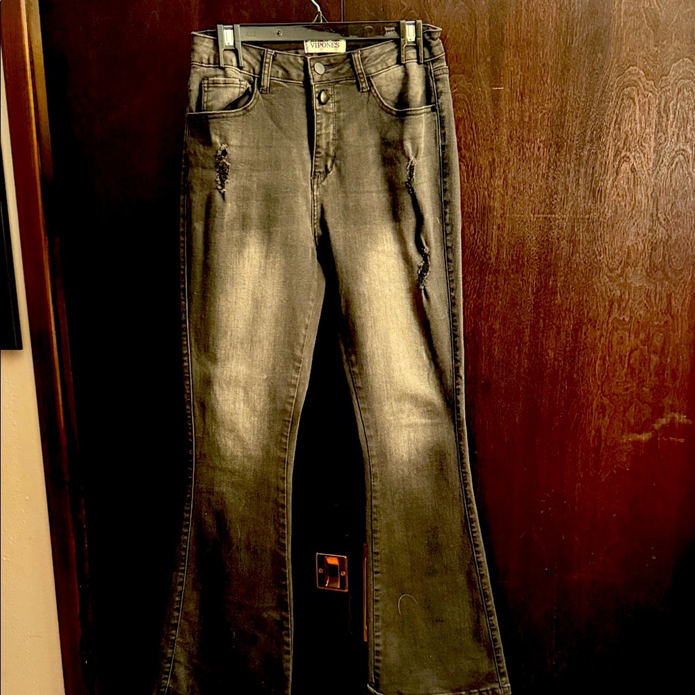 Distressed Black Jeans for Women New never been worn
